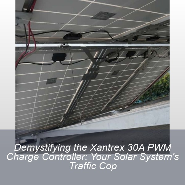 Demystifying the Xantrex 30A PWM Charge Controller: Your Solar System's Traffic Cop